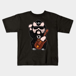 Lemmy Lucky cat Kids T-Shirt